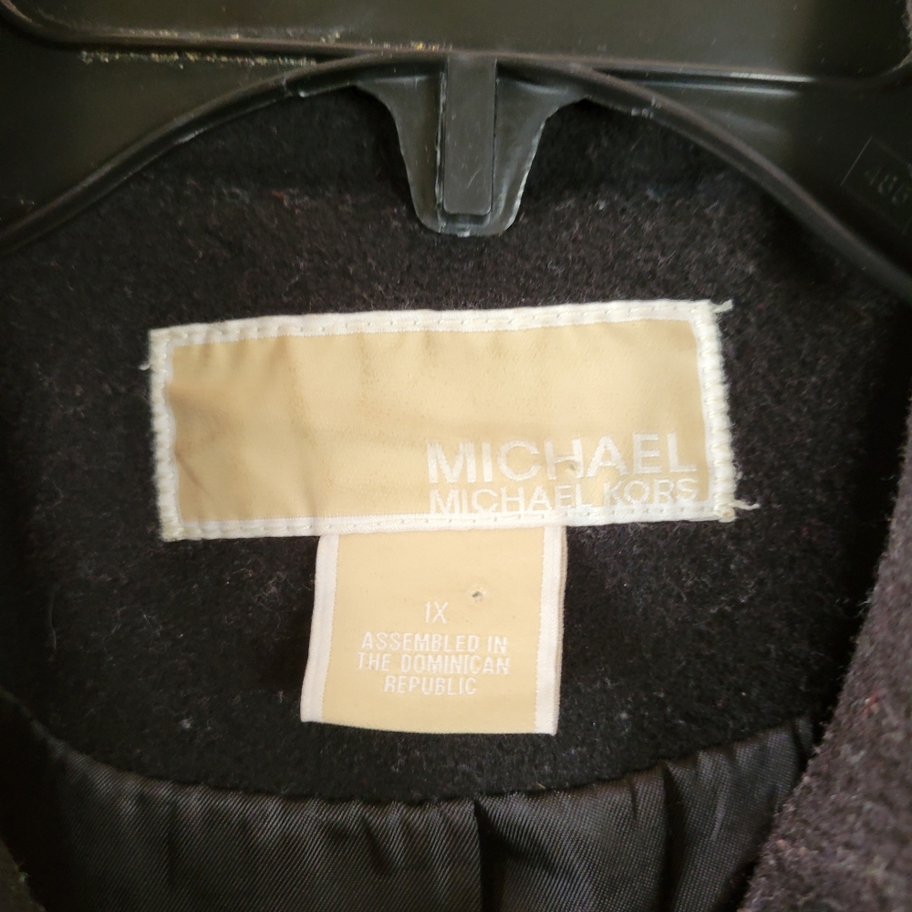 Michael Kors Wool Jacket Black Polyester Lined Si… - image 4